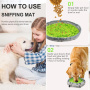 Wholesale Stress Relief Durable Green Snuffle Mat for Dogs with Anti-Slip Designs for Foraging Skill